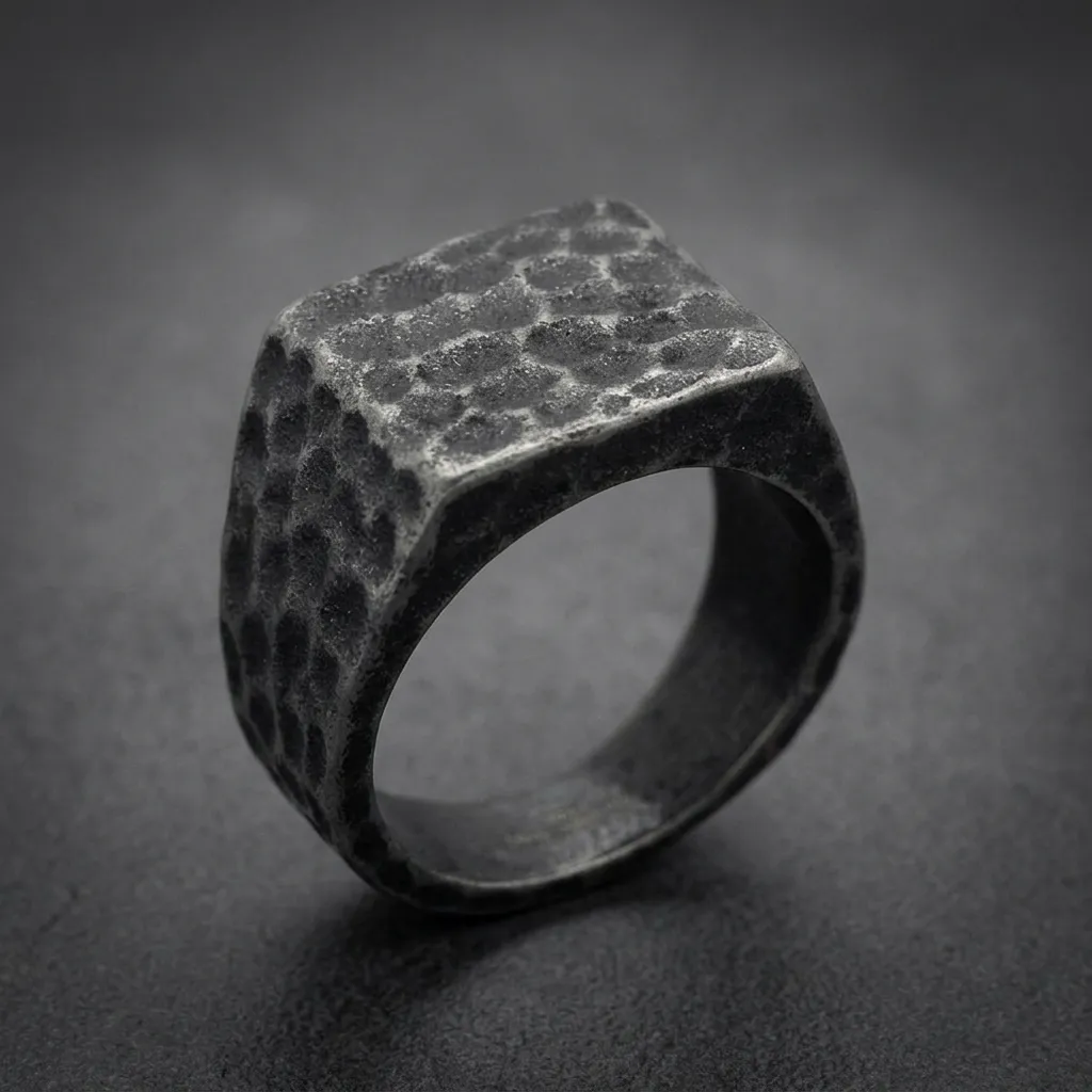 Marbled Iron Ring™ Ring (#R0202)