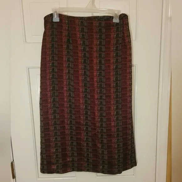 Product image for Cato Womens sz 18/20 Pencil Skirt Pink Tweed Knee Length Modest Dress