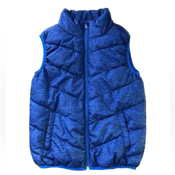 Product image for Xersion boys blue puffer vest pockets EUC 10/12 Medium