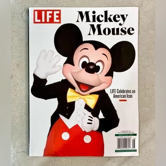 Product image for LIFE Magazine Mickey Mouse special edition Celebrate Disney American Icon Red