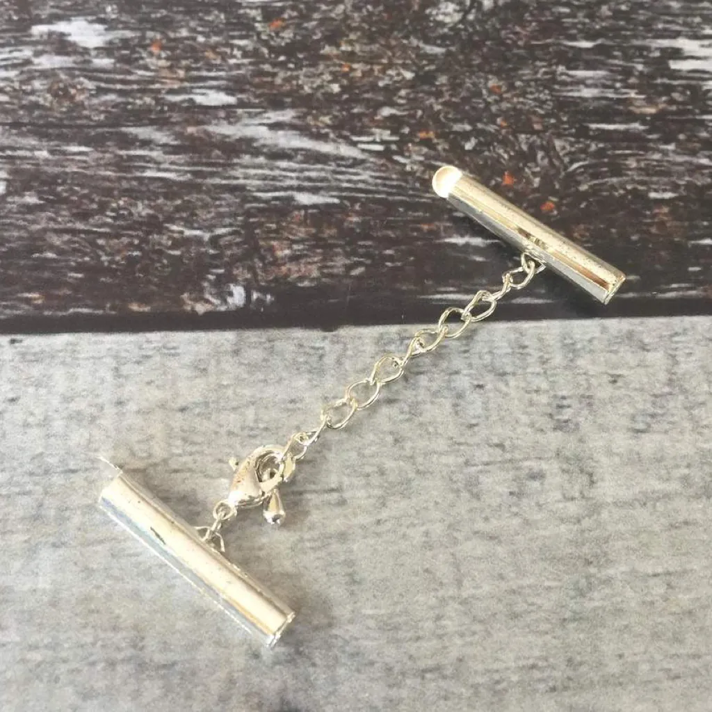 Beadalon Slide Connector 26mm Silver | Jewelry Clasp for Bracelets