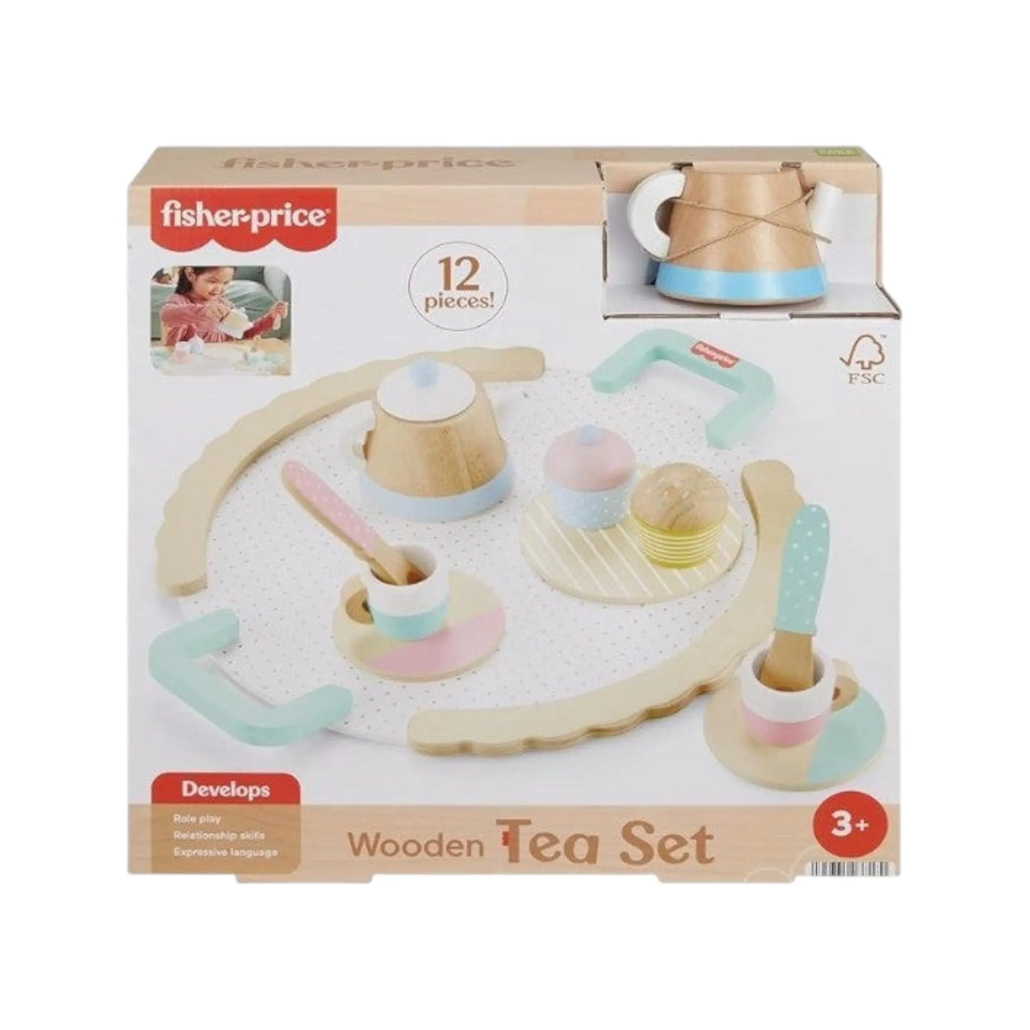 Fisher Price Wooden Tea Set
