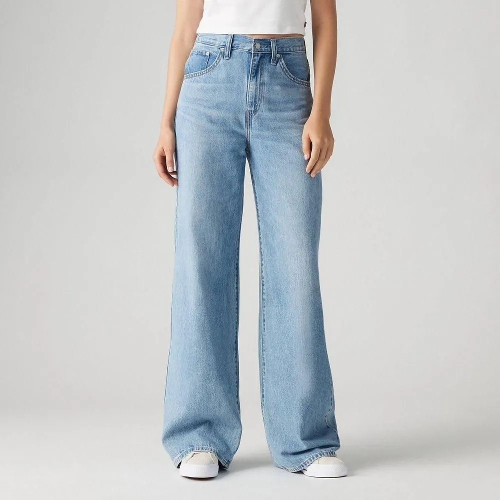 New without Tags - Levi's Women's High-Rise Cinch Baggy Jeans - Invested Indigo 29