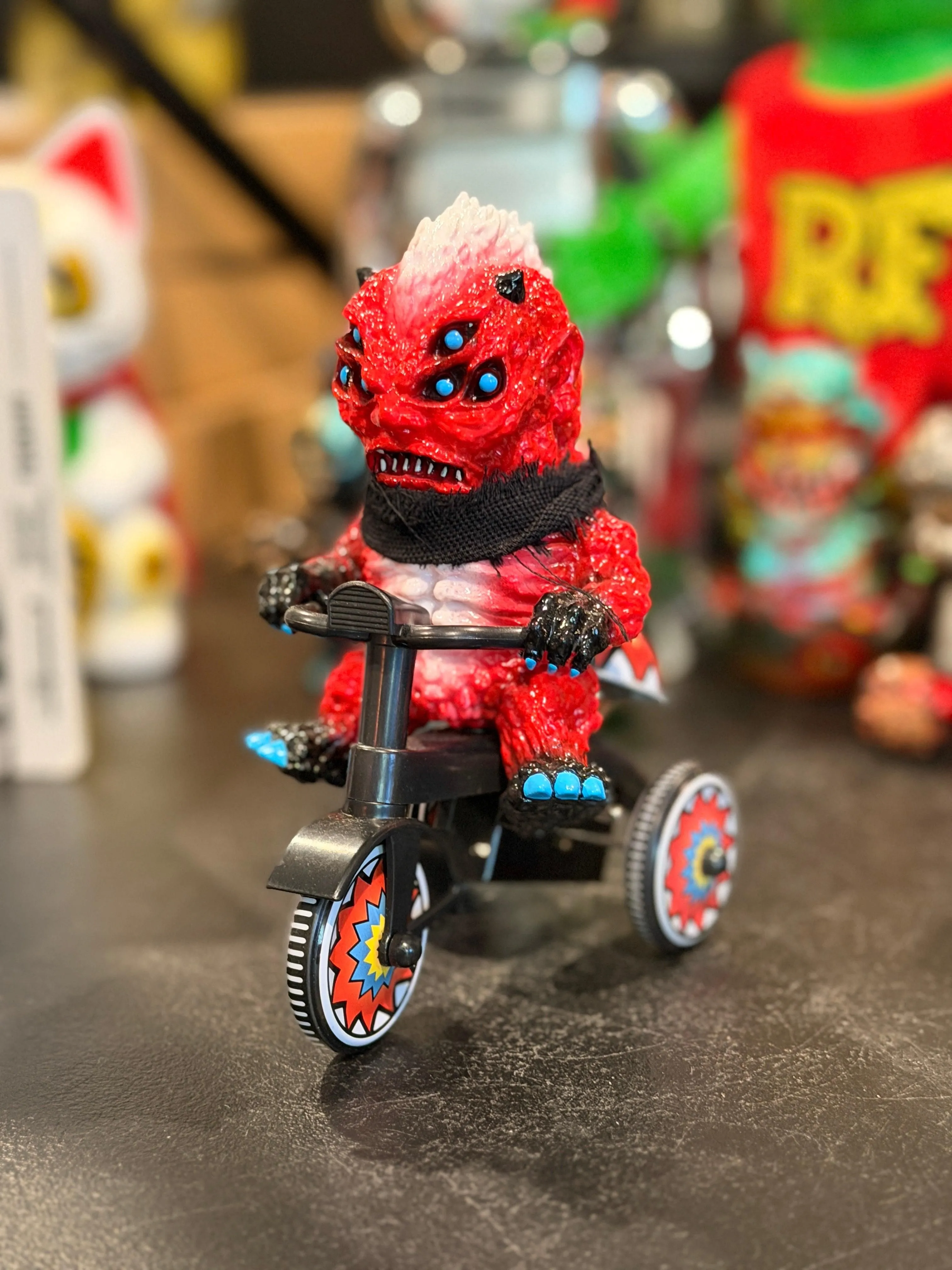 Mutant Vinyl Hardcore 6-Eyed Ghoul Tricycle Rider MVH