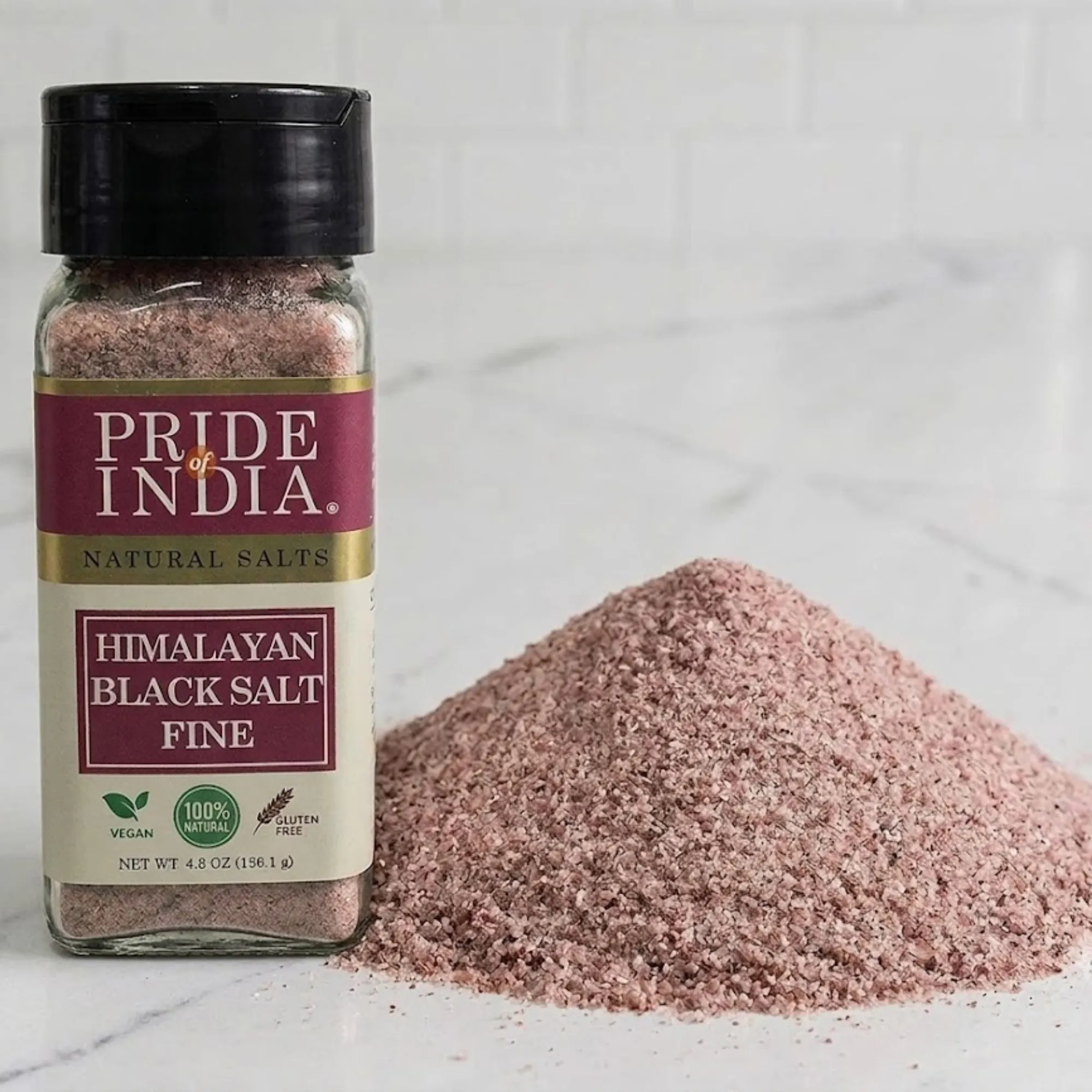 Himalayan Black Salt Fine Grind – 4.8 oz