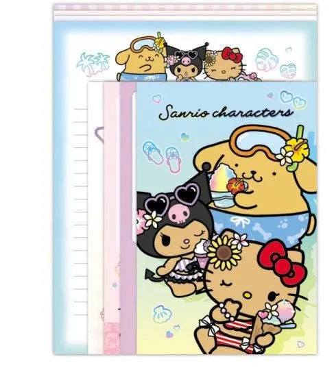 Sanrio Characters Tan Swimsuit Letter Set