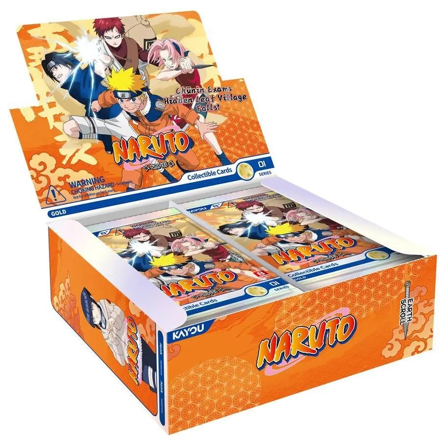 Naruto Smriti Collectible Cards Earth Scroll 001 Booster Display (English)