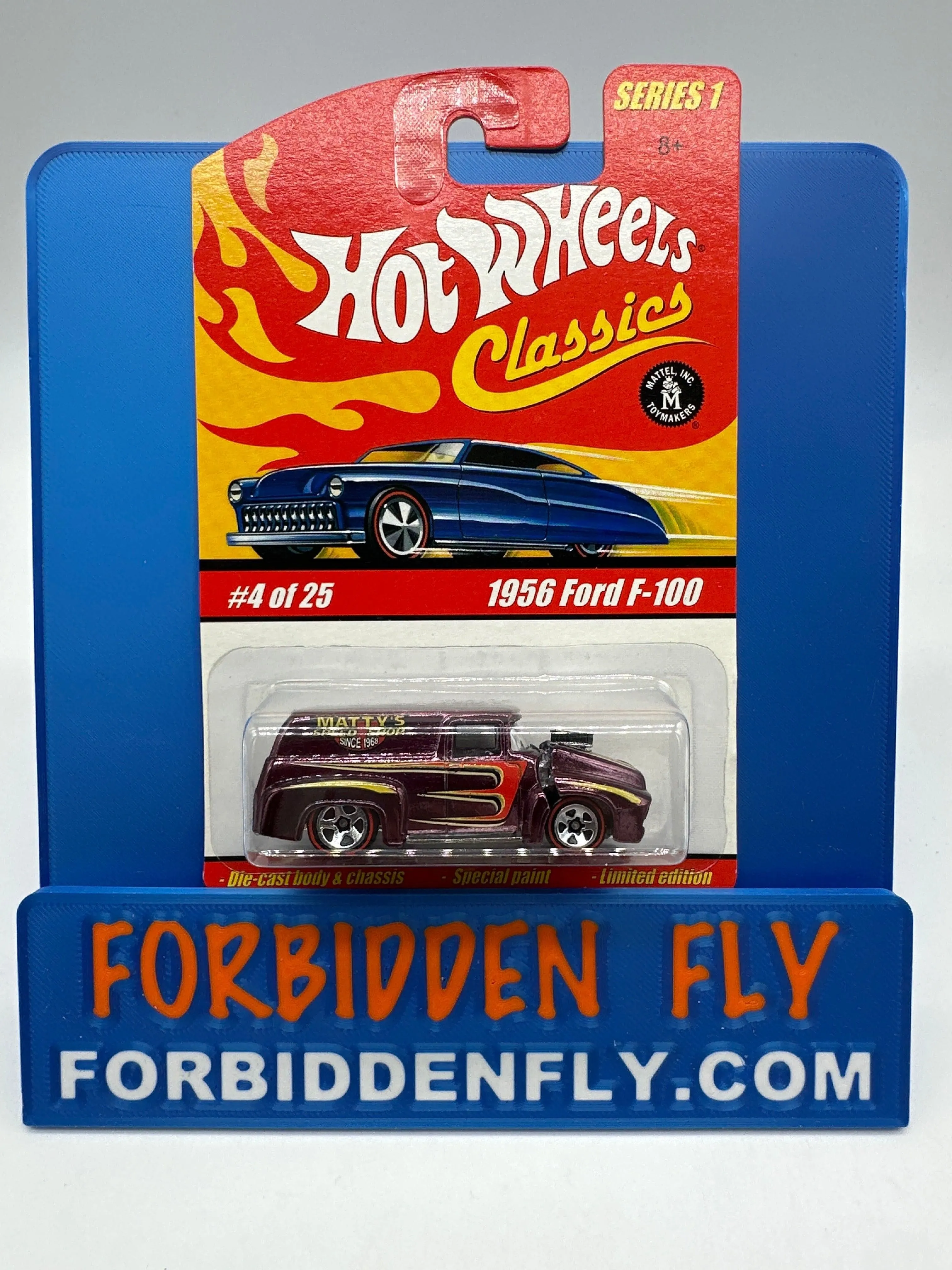 Hot Wheels Classics - Series 1 #4 of 25 - Purple 1956 Ford F-100