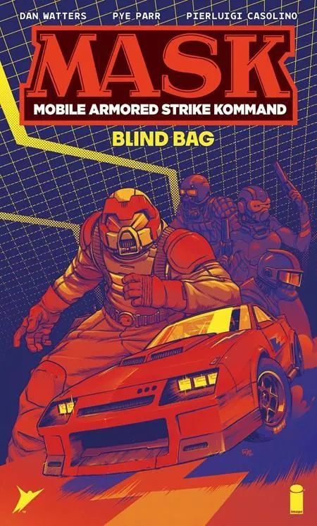 MASK #1 CVR Q PYE PARR & LUKE PREECE & ANDRES JUAREZ DIE CUT FOIL MASK VAR — CVR R BLIND BAG VAR