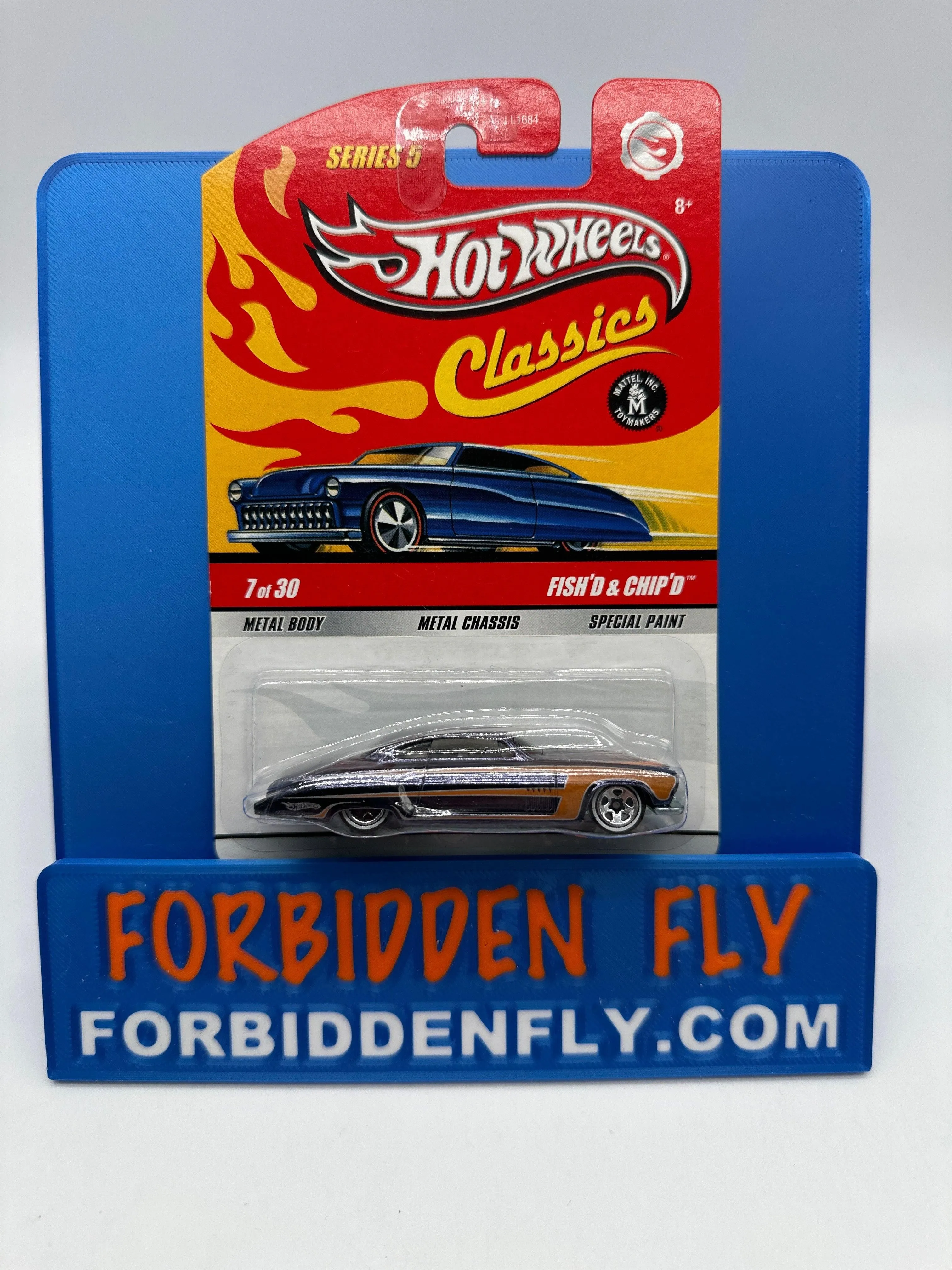 Hot Wheels Classics - Series 5 #7 of 30 - Dark Blue/Purple Fish’d & Chip’d