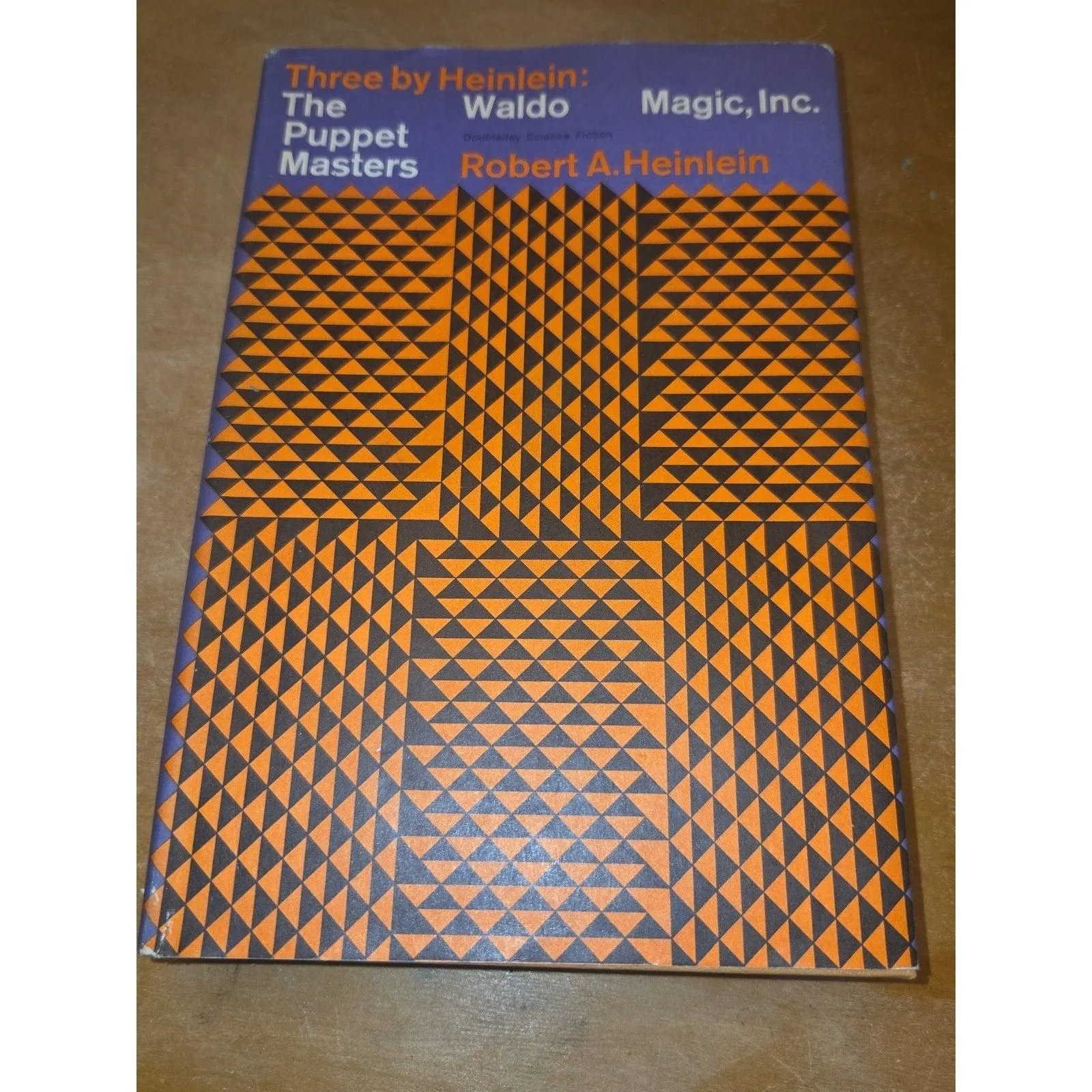 Vintage Hardcover Three by Heinlein: The Puppet Masters, Waldo, Magic, Inc. BCE