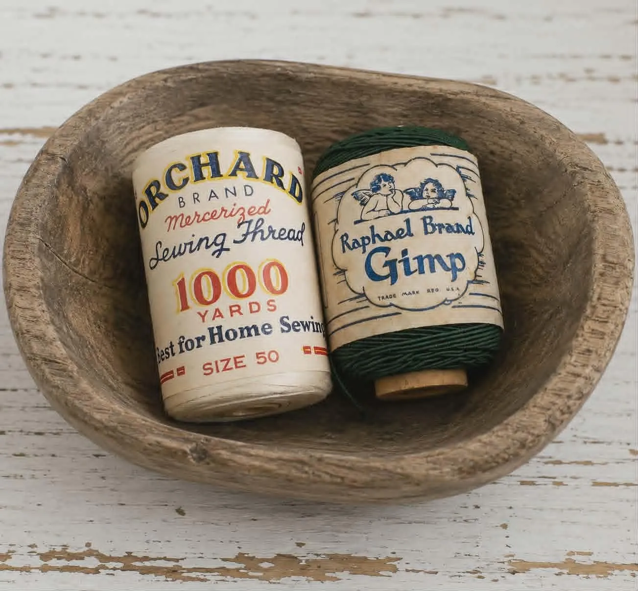 Vintage Raphael Brand Gimp & Orchard Thread Advertising
