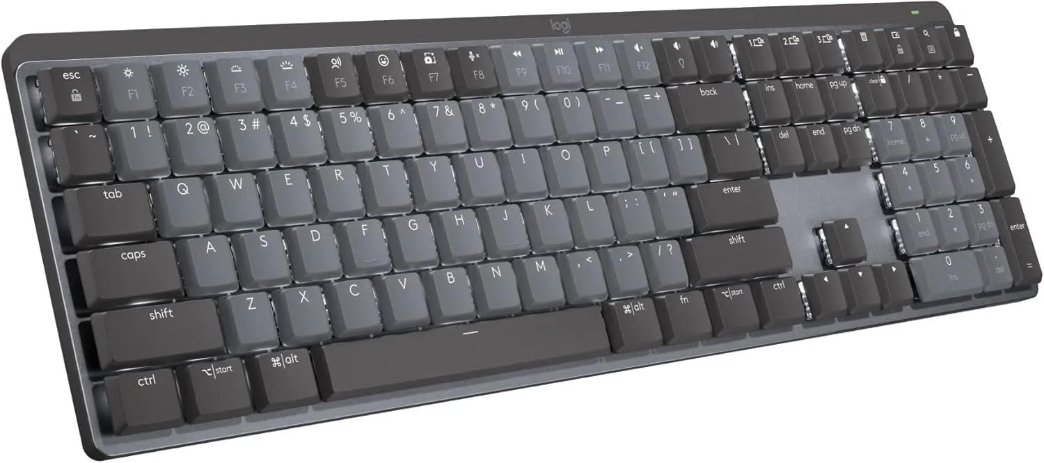 MX Mechanical Wireless Illuminated Performance Keyboard-GRAPHITE-US-2.4GHZ/BT-LINEAR 920-010548