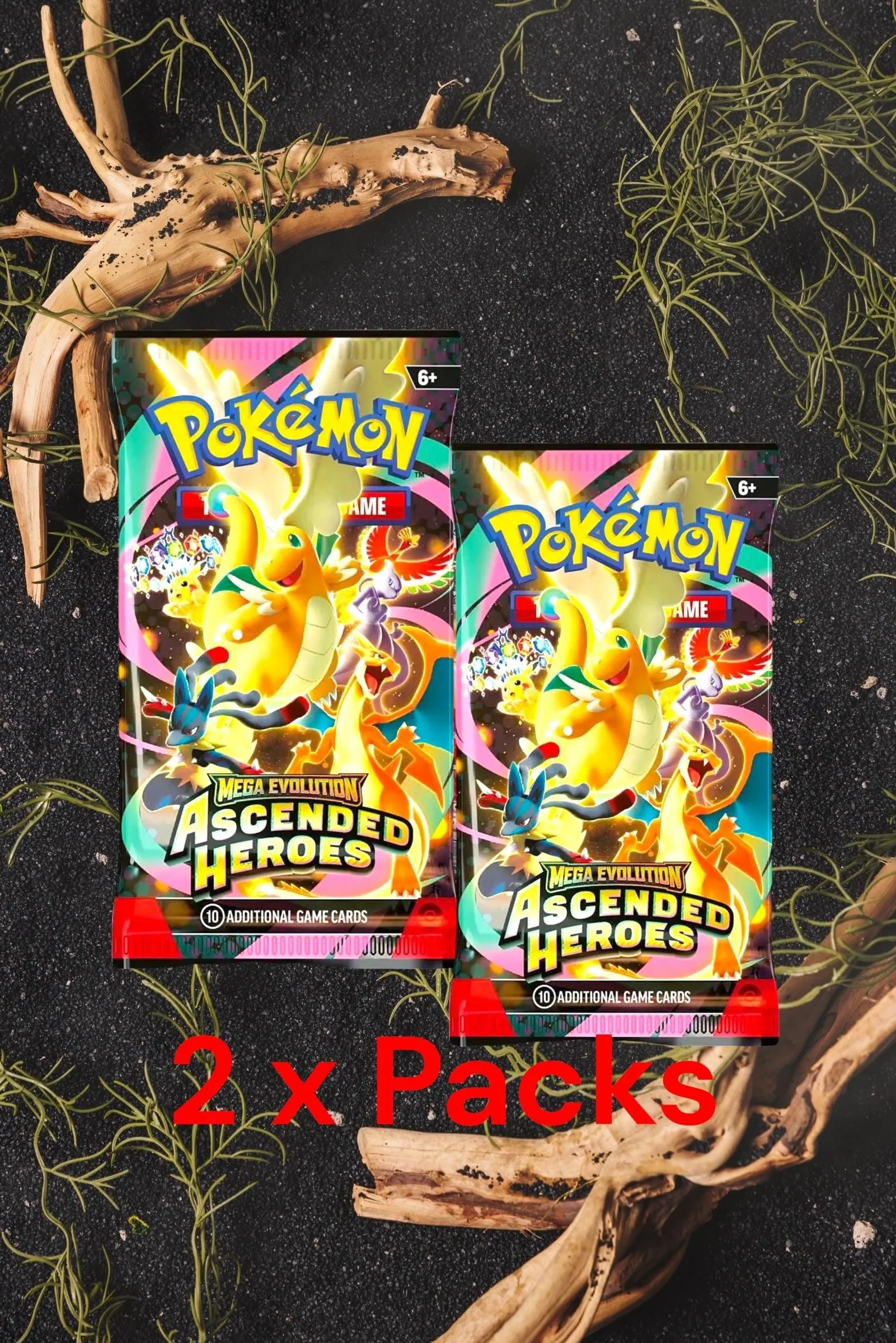 Ascended Heroes Booster Pack x 2 Sealed