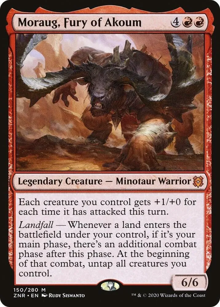 ZNR, Moraug, Fury of Akoum, Standard, 150, M, Near Mint, Normal, EN
