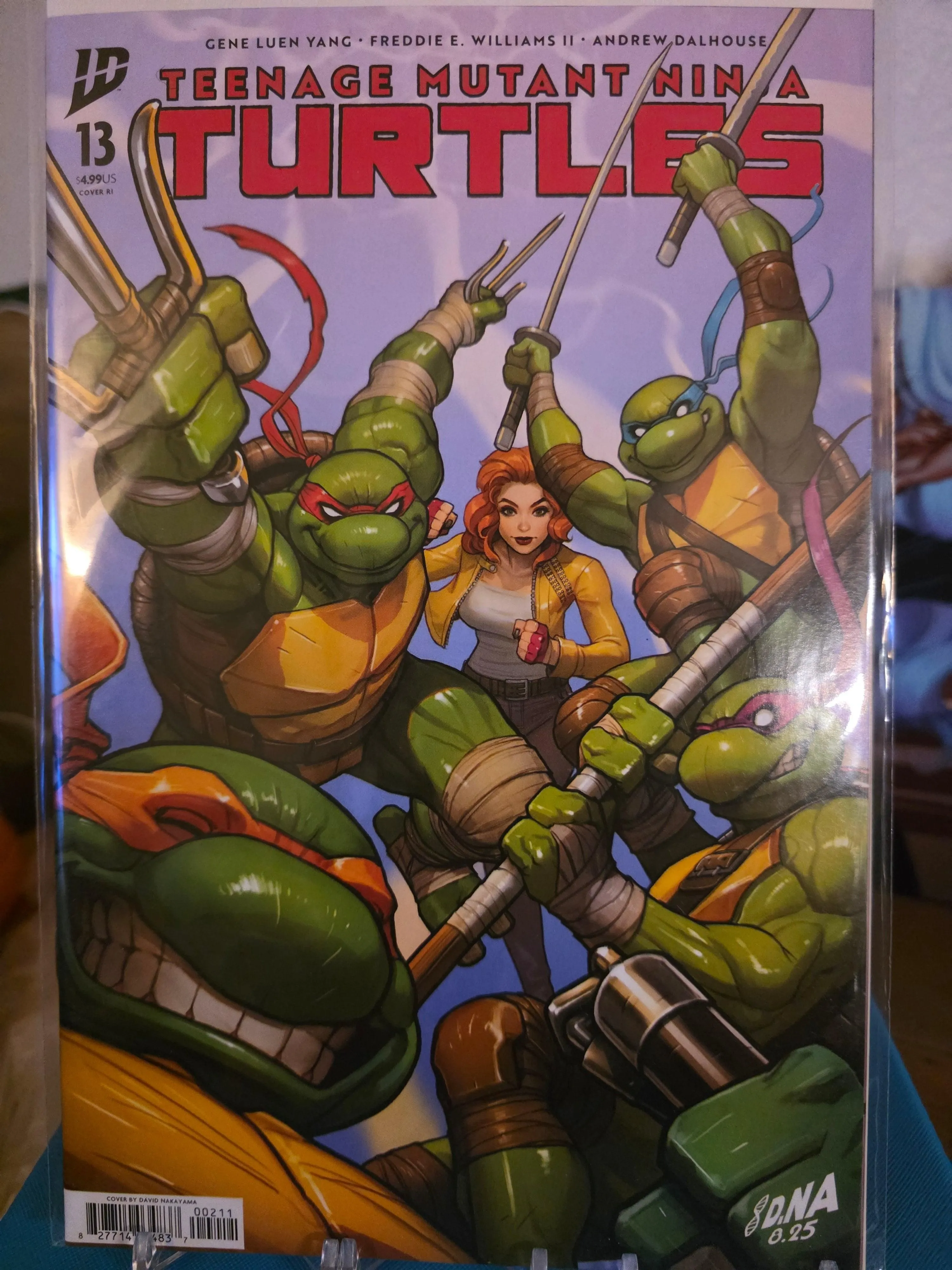 TMNT #13 DAVID NAKAYAMA 1:250 RETAILER INCENTIVE VARIANT NM