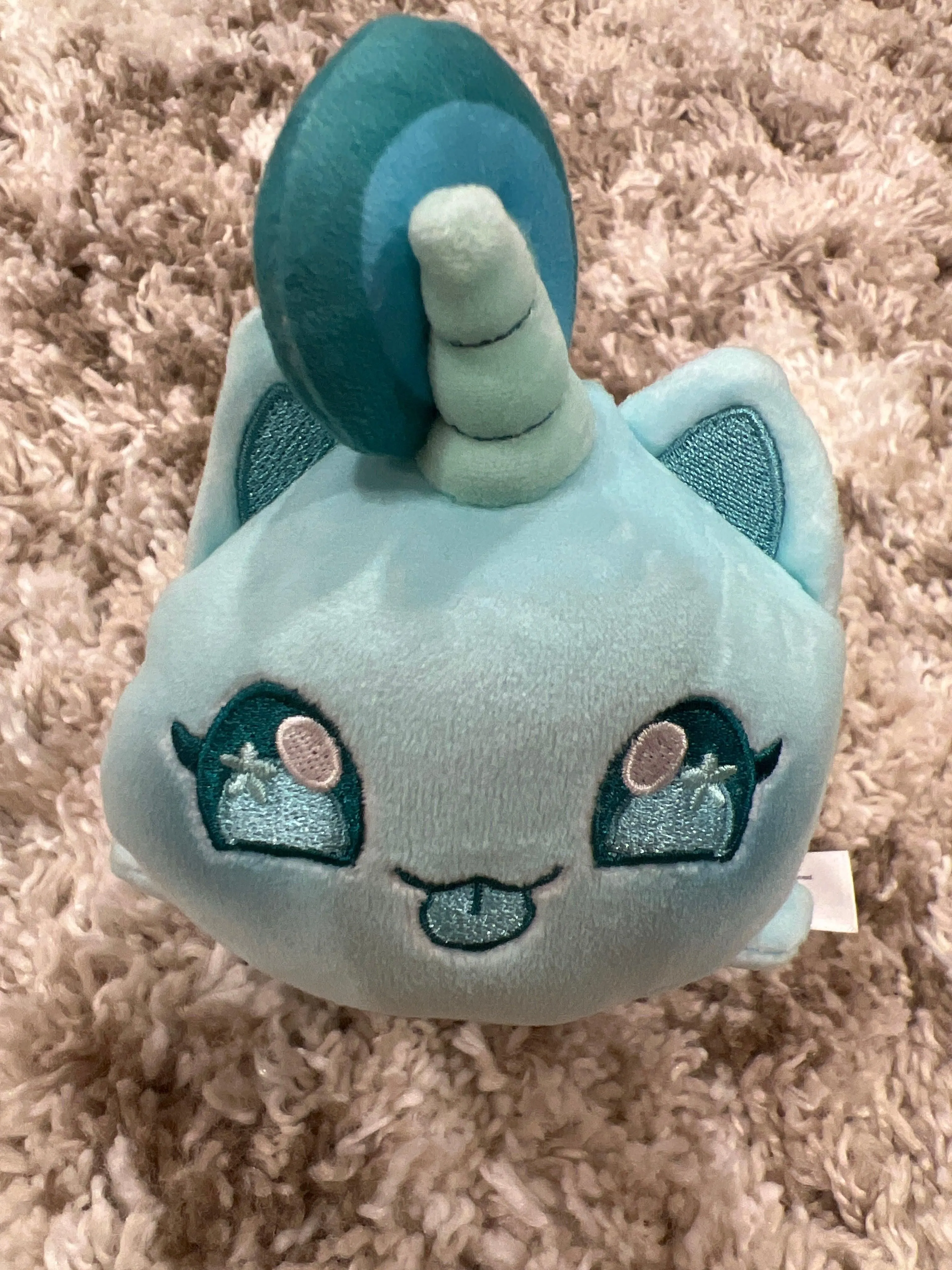 Aphmau MeeMeow 6” Blue Unicorn Cat, Unicorns, Limited Edition: Orphan