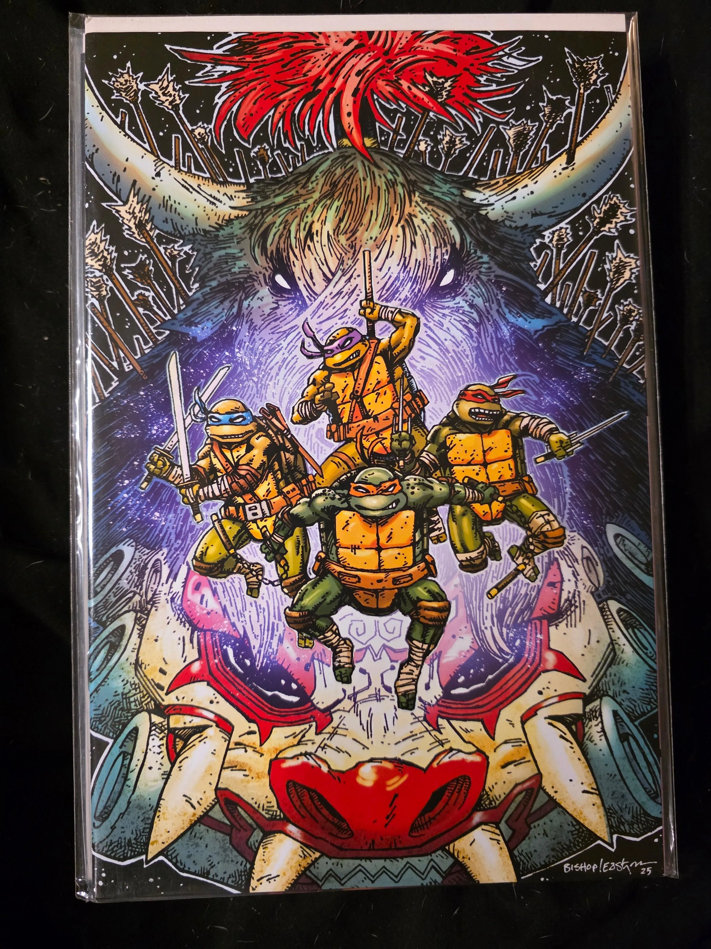 TMNT #13 KEVIN EASTMAN 1:25 VIRGIN INCENTIVE NM