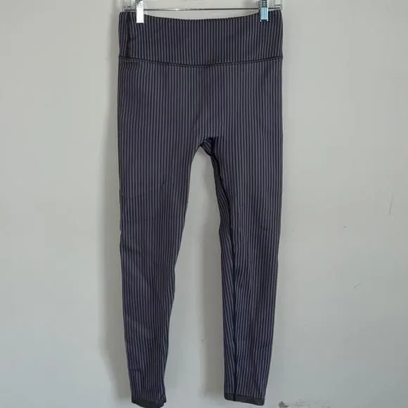 Product image for Fabletics legging large compression ribbed purple grey athletic