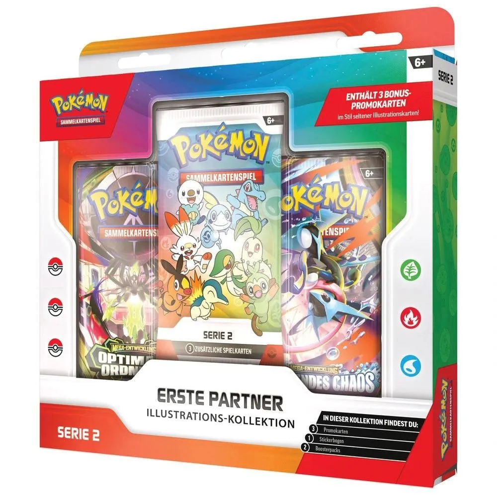 Pokémon Erste Partner Illustrations-Kollektion Serie 2 – Deutsch