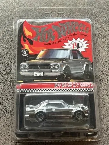 Hot Wheels RLC 19759/30000 1972 Skyline H/T 2000GT-R Diecast Model Car