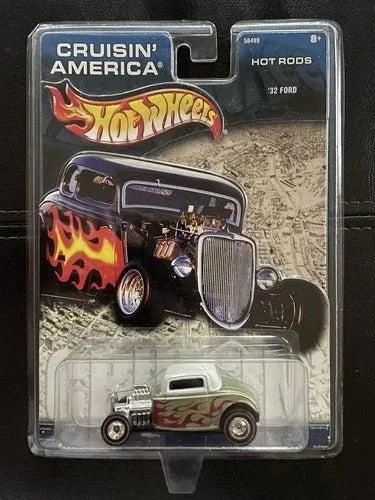 Hot Wheels Cruisin America '32 Ford Diecast Model Car