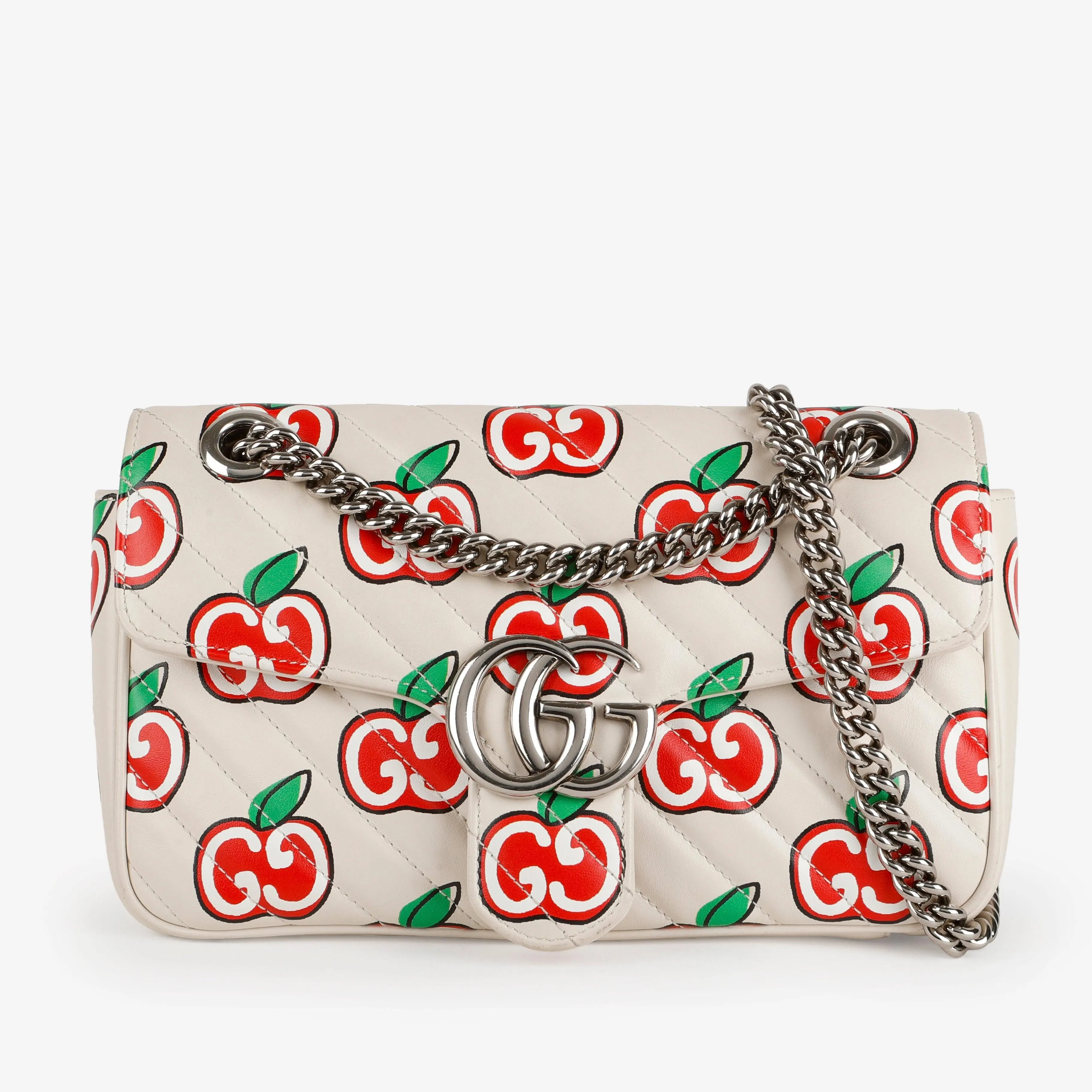 Medium Marmont Apple, Green/Red