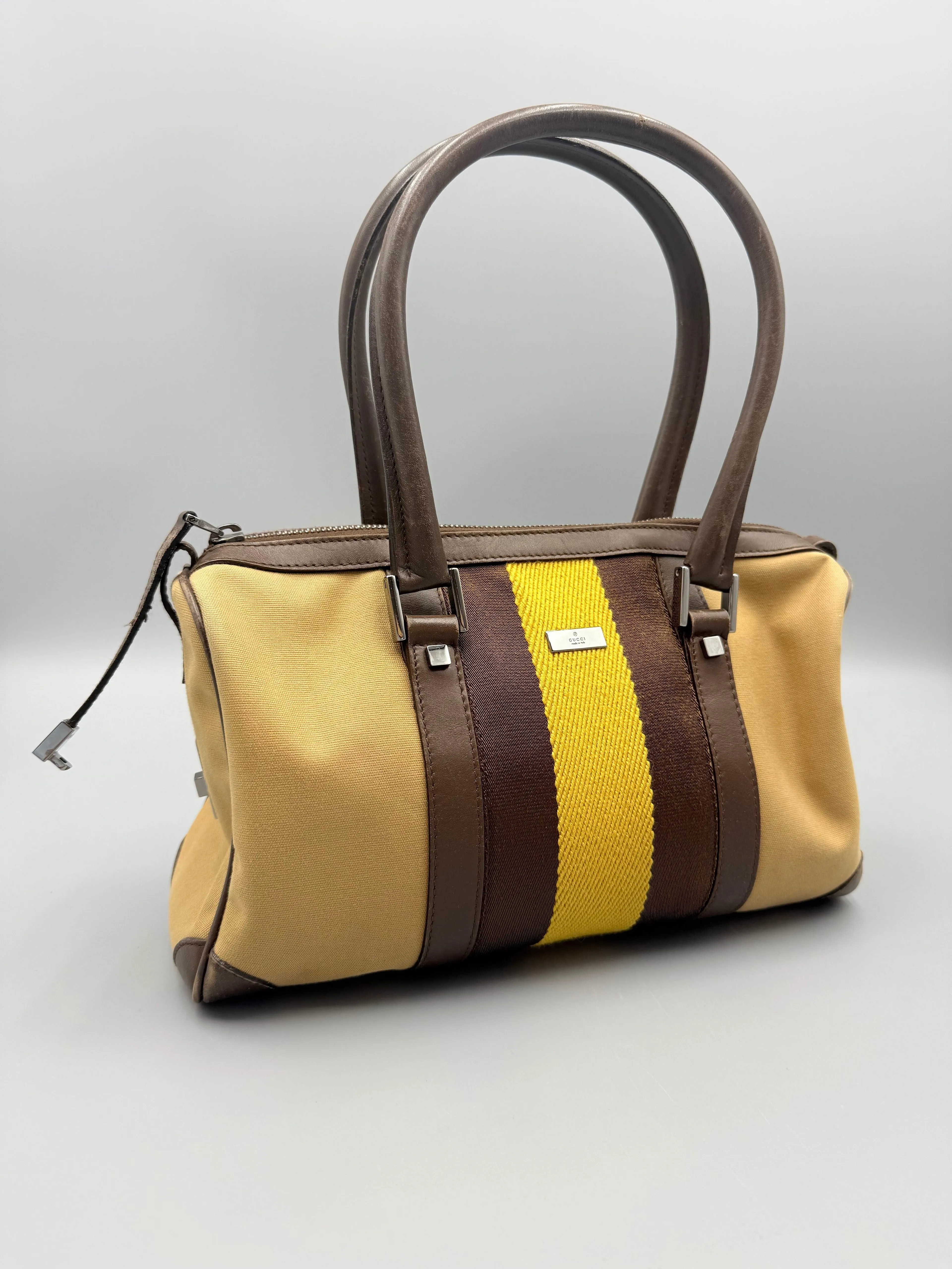 Gucci vintage Boston web bag