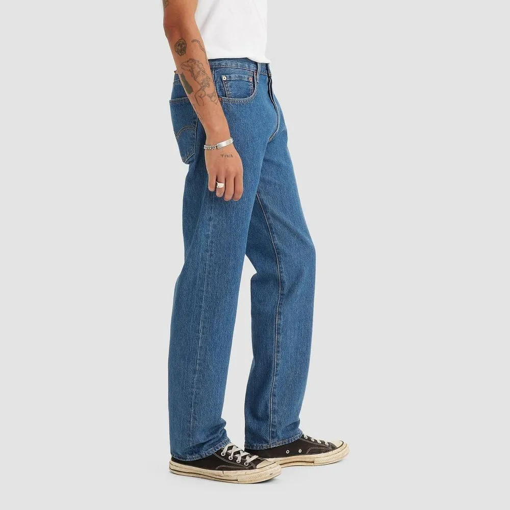 New without Tags - Levi's Men's 501 Regular Fit Straight Jeans - Medium Stonewash 33x32