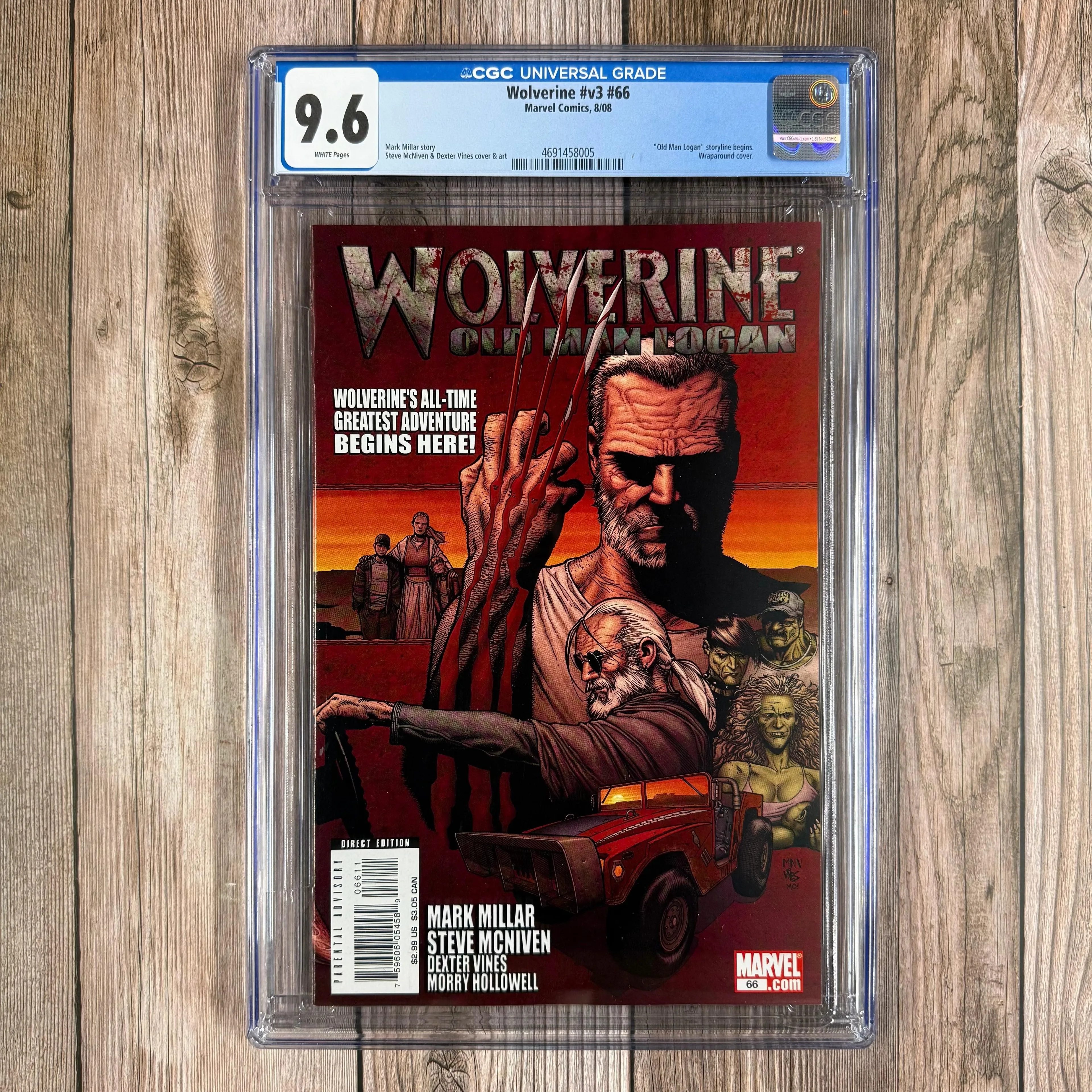 Wolverine #66 CGC 9.6 WP 1st Appearance of Old Man Logan and Old Man Hawkeye (Cert 8005)