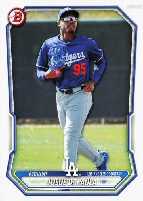 2026 Topps Bowman Prospects Josue De Paula #BP-83 Los Angeles Dodgers