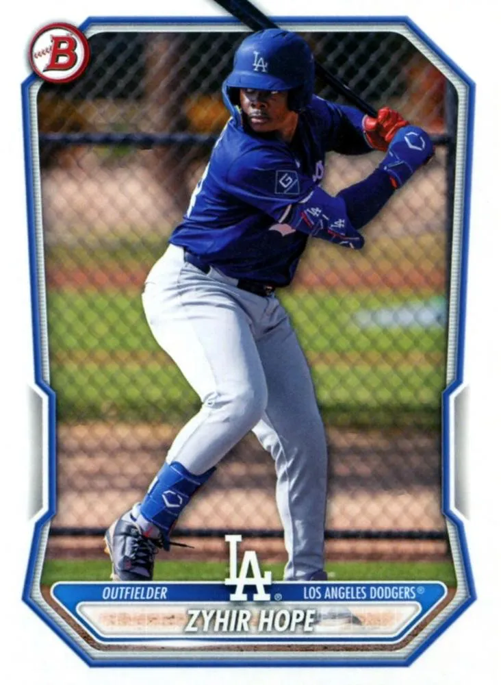 2026 Topps Bowman Prospects Zyhir Hope #BP-86 Los Angeles Dodgers