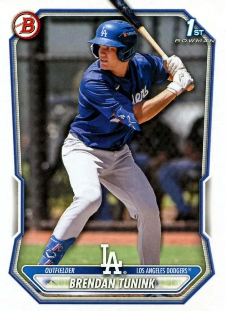 2026 Topps Bowman Prospects Brendan Tunink 1st #BP-59 Los Angeles Dodgers