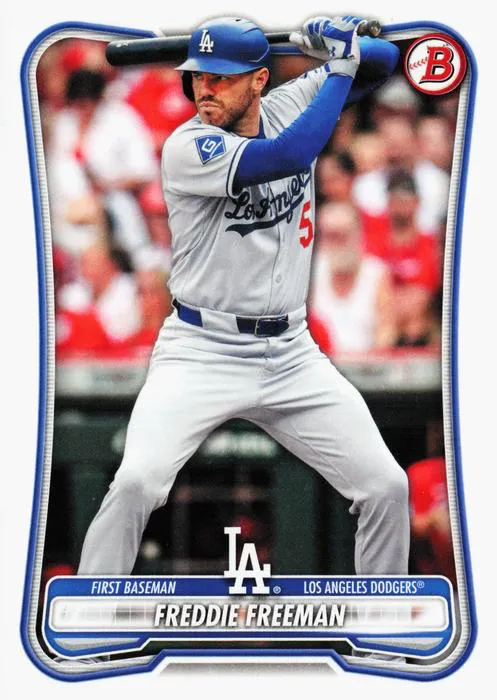 2026 Topps Bowman Freddie Freeman #46 Los Angeles Dodgers