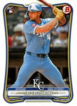 2026 Topps Bowman Jac Caglianone RC #75 Kansas City Royals