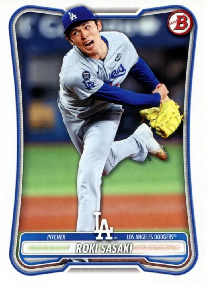 2026 Topps Bowman Roki Sasaki #63 Los Angeles Dodgers