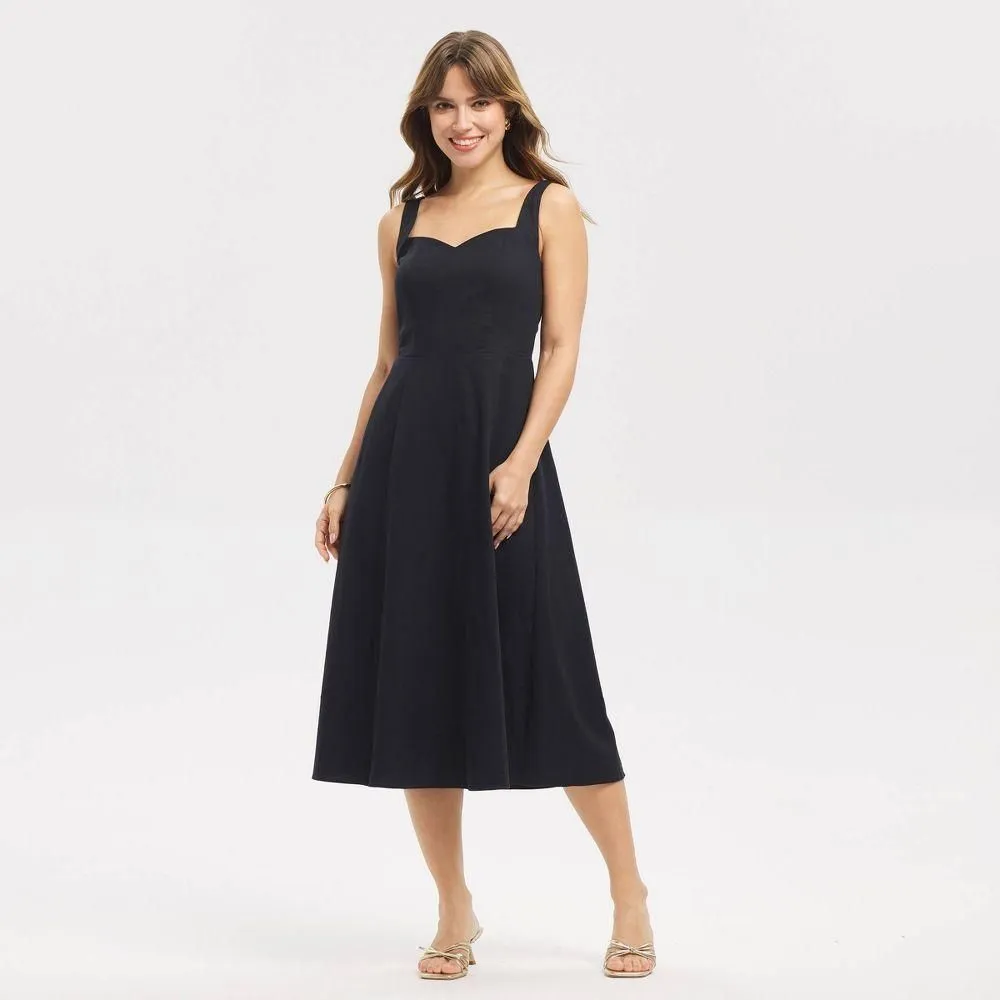 New without Tags - Women's Midi Dress - A New Day Black S