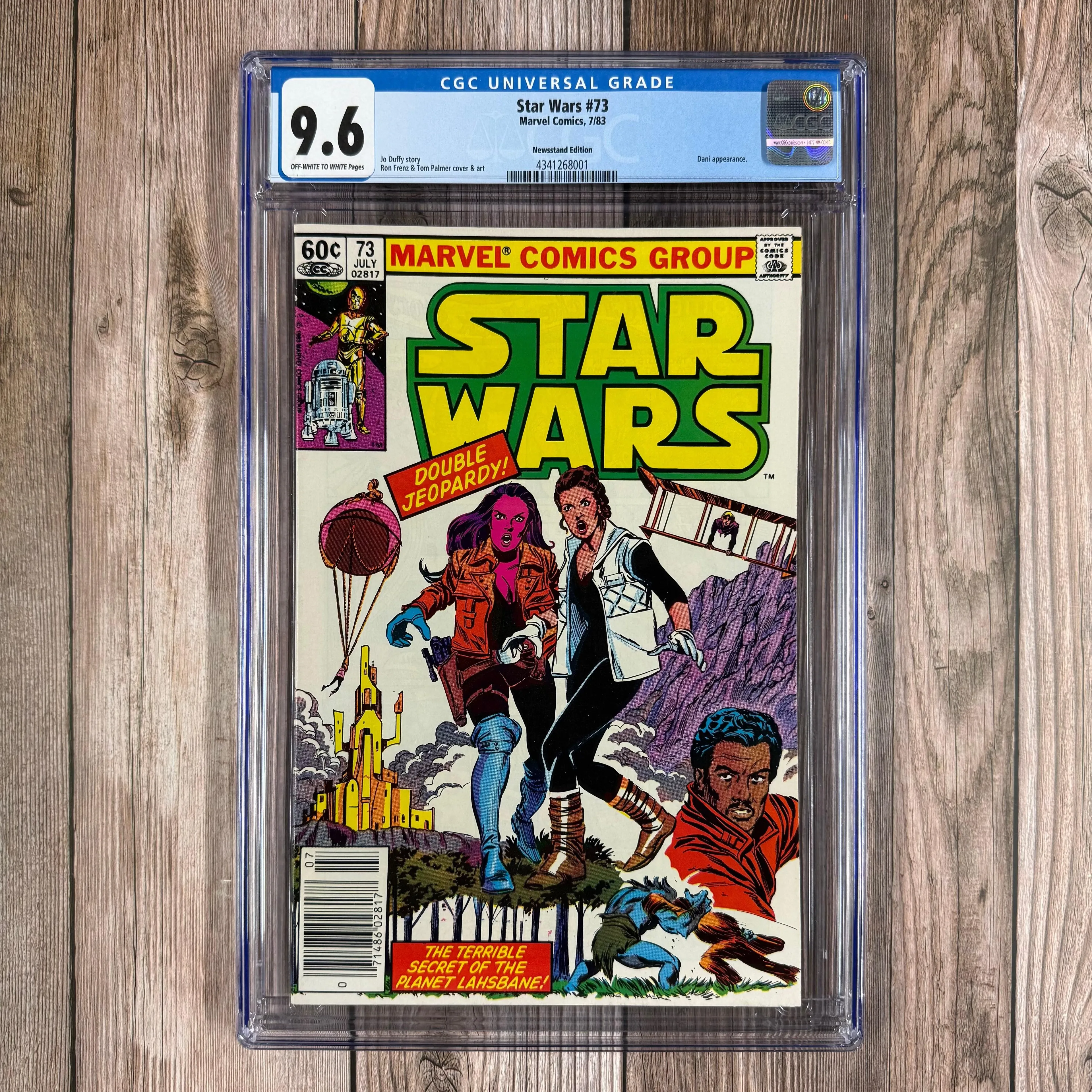 Star Wars #73 CGC 9.6 Cover art by Ron Frenz NEWSSTAND EDITION (Cert 8001)