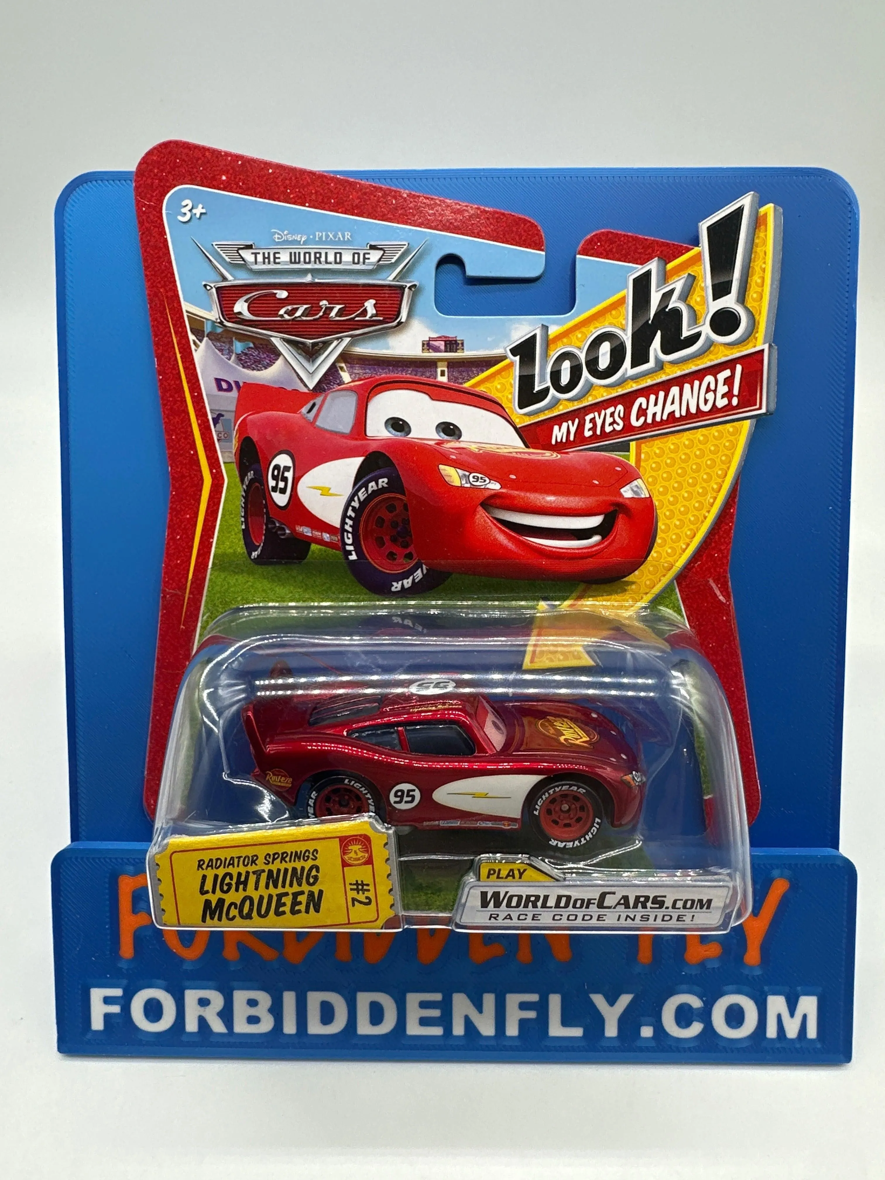 Disney Pixar Cars Movie - World of Cars - Eye Changing Radiator Springs Lightning McQueen