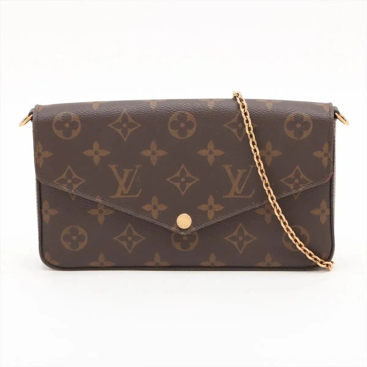 Louis Vuitton Felicie Pochette Crossbody Monogram Fuchsia 3359