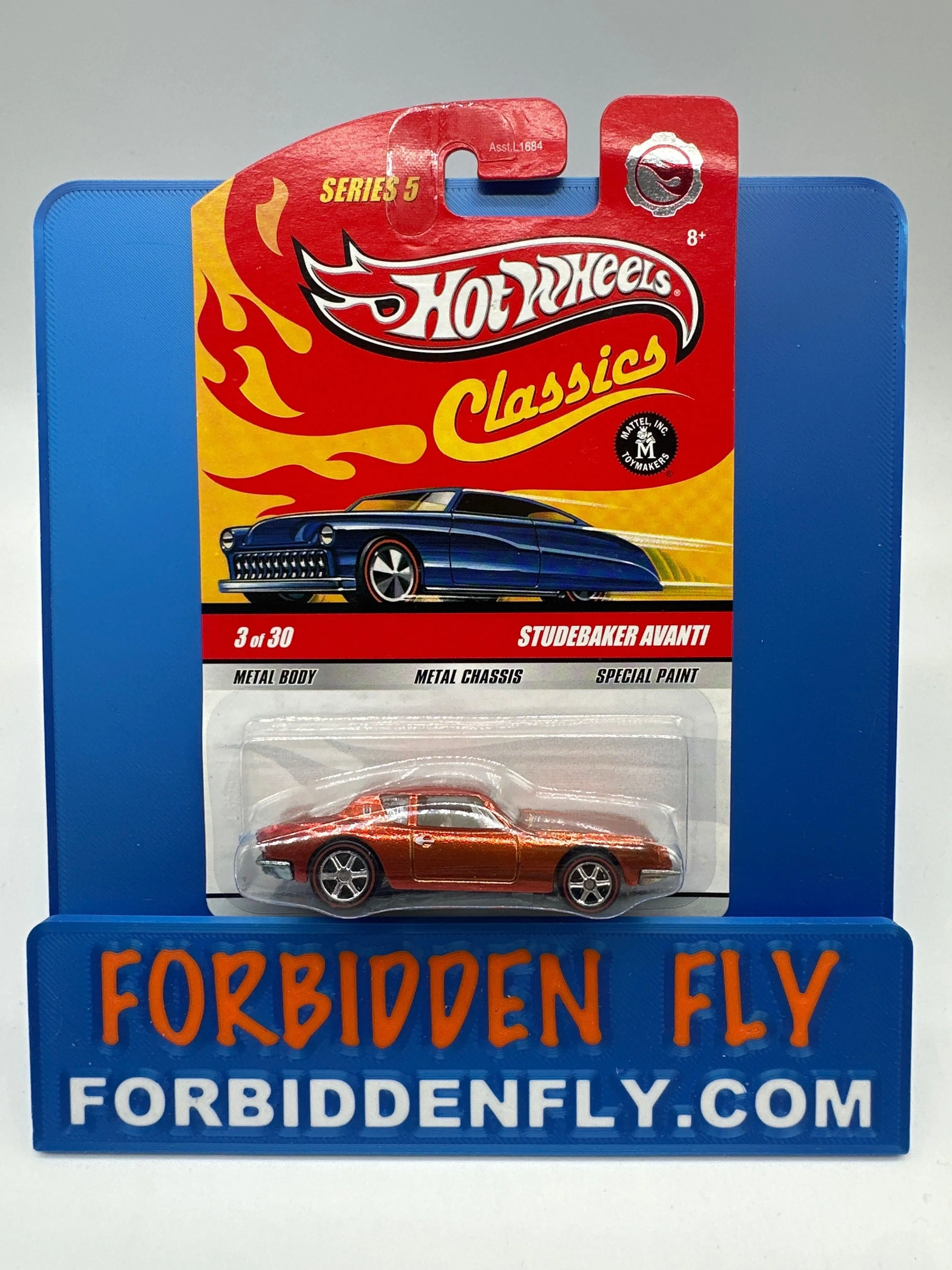 Hot Wheels Classics CHASE - Series 5 #3 of 30 - Orange Studebaker Avanti