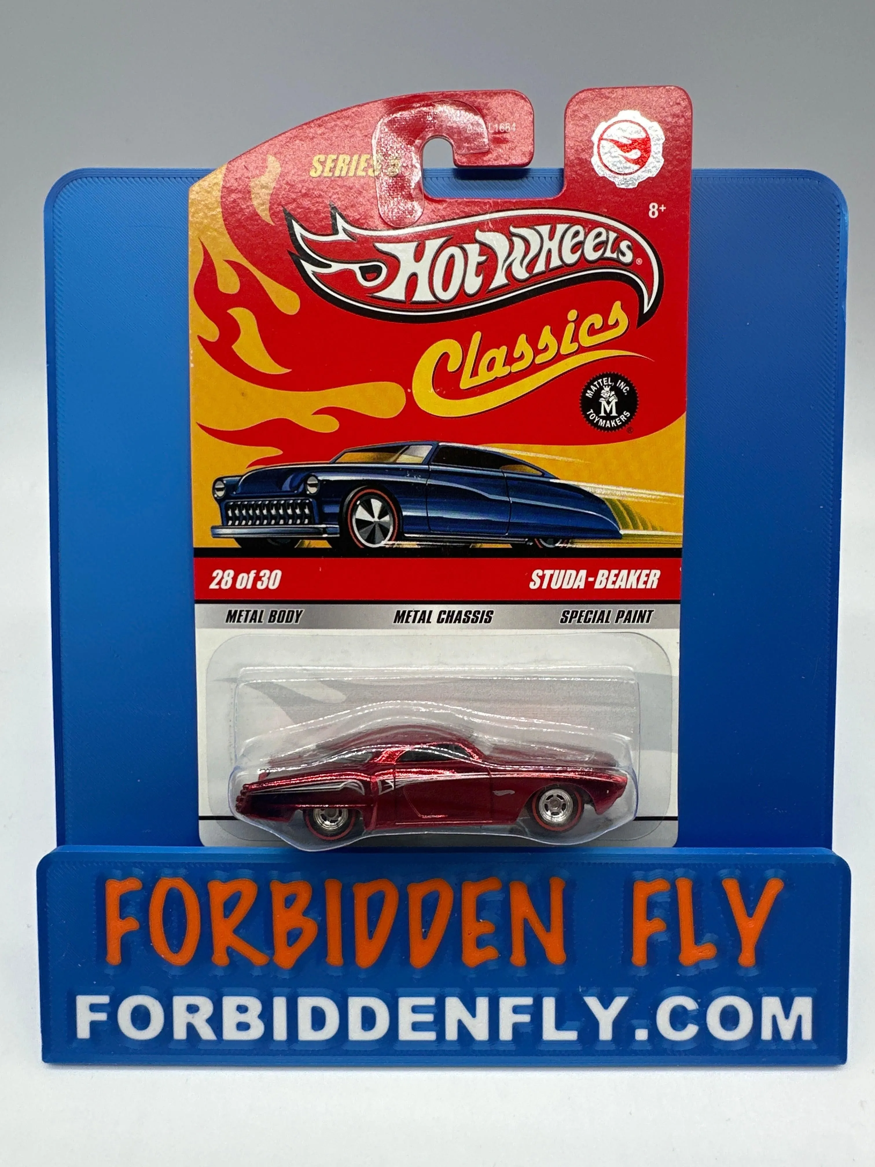 Hot Wheels Classics CHASE - Series 5 #28 of 30 - Red Studa-Beaker
