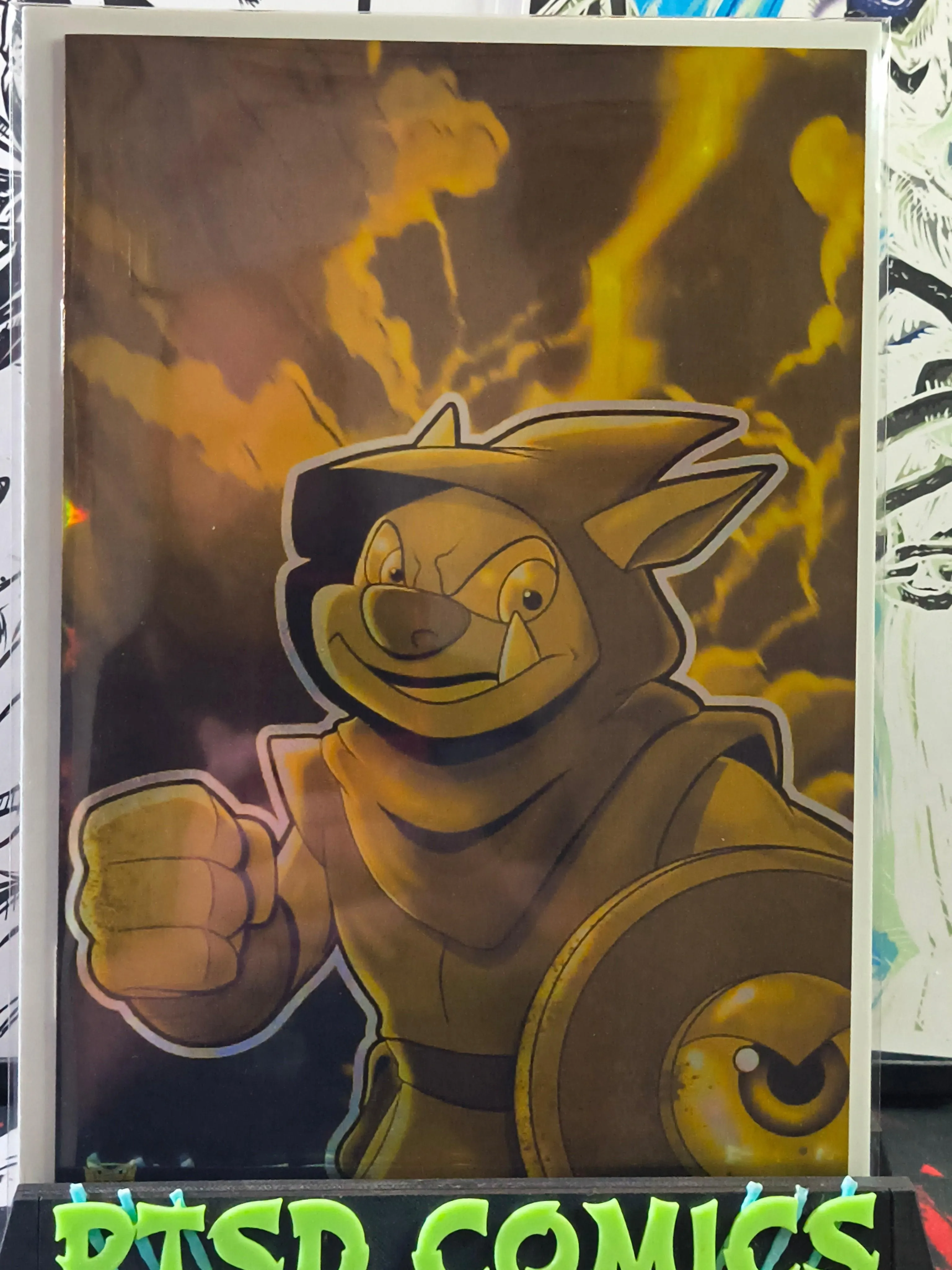 ADRIAN NICITA ARTIST SKETCHBOOK D'ORC 1/1 GOLD MAGMA FOIL