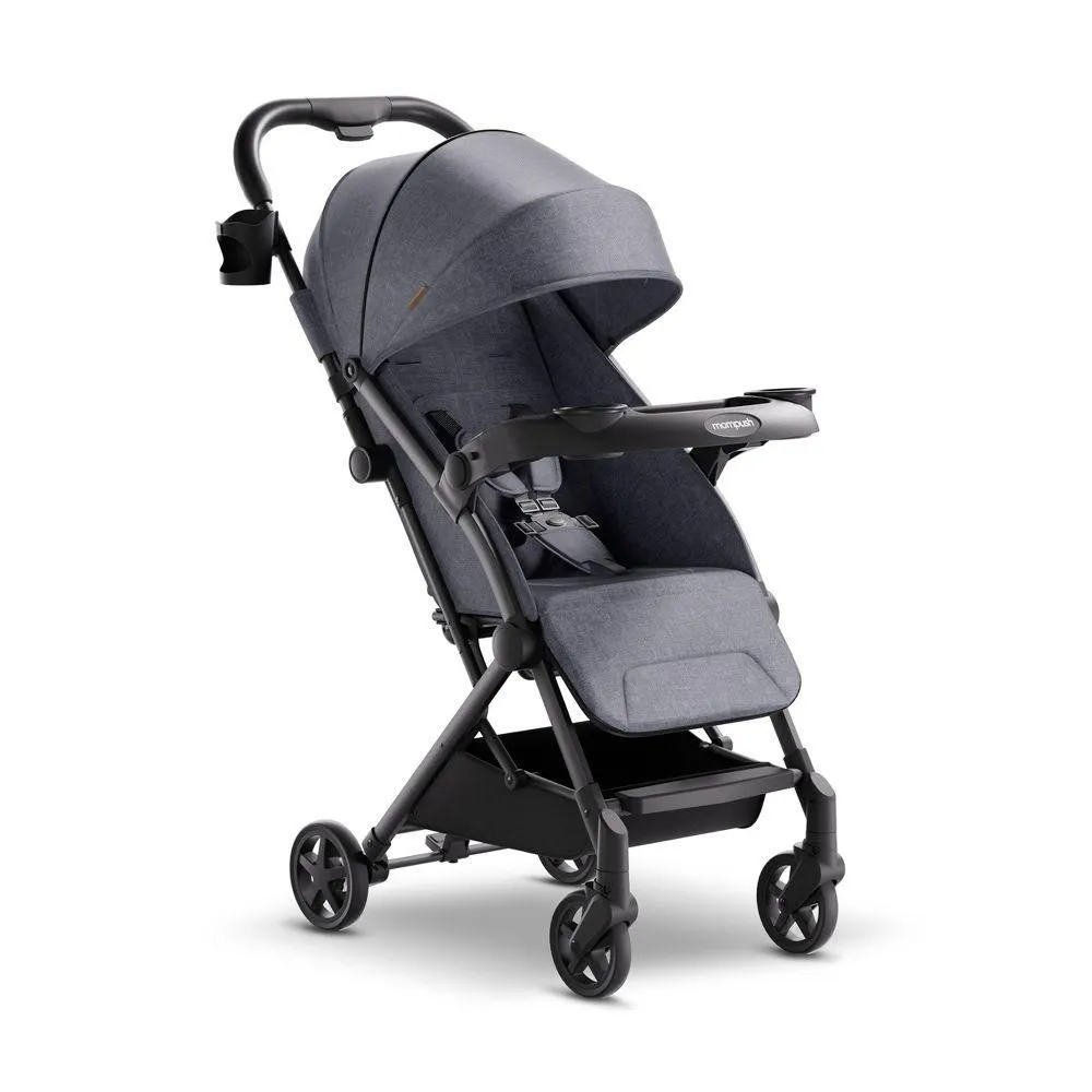 New without Tags - Mompush Lithe V2 Lightweight Travel Stroller - Gray