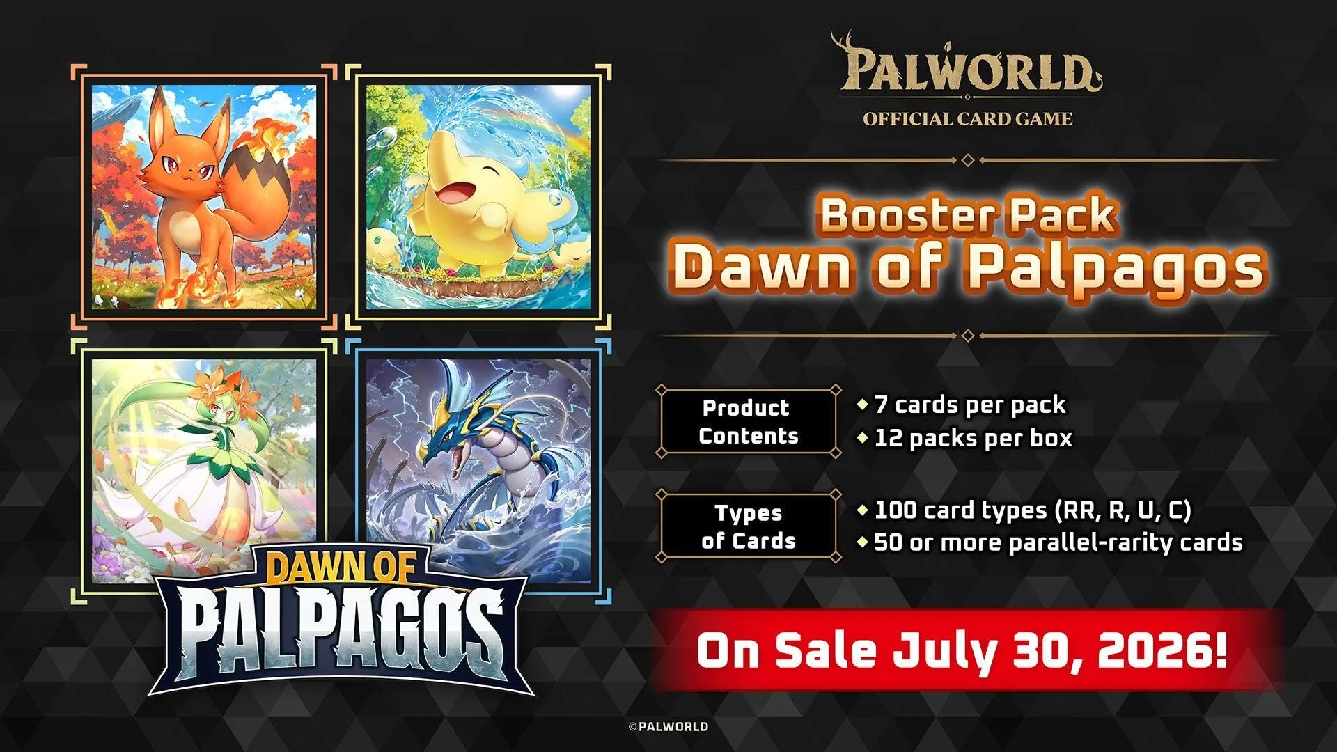PALWORLD BP01 - Dawn of Palpagos Booster Box (Pre Order)