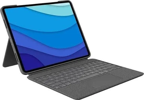 Combo Touch for iPad Pro 12.9-inch (5th and 6th gen)-GREY-US-NEW VOL BTNEDGE