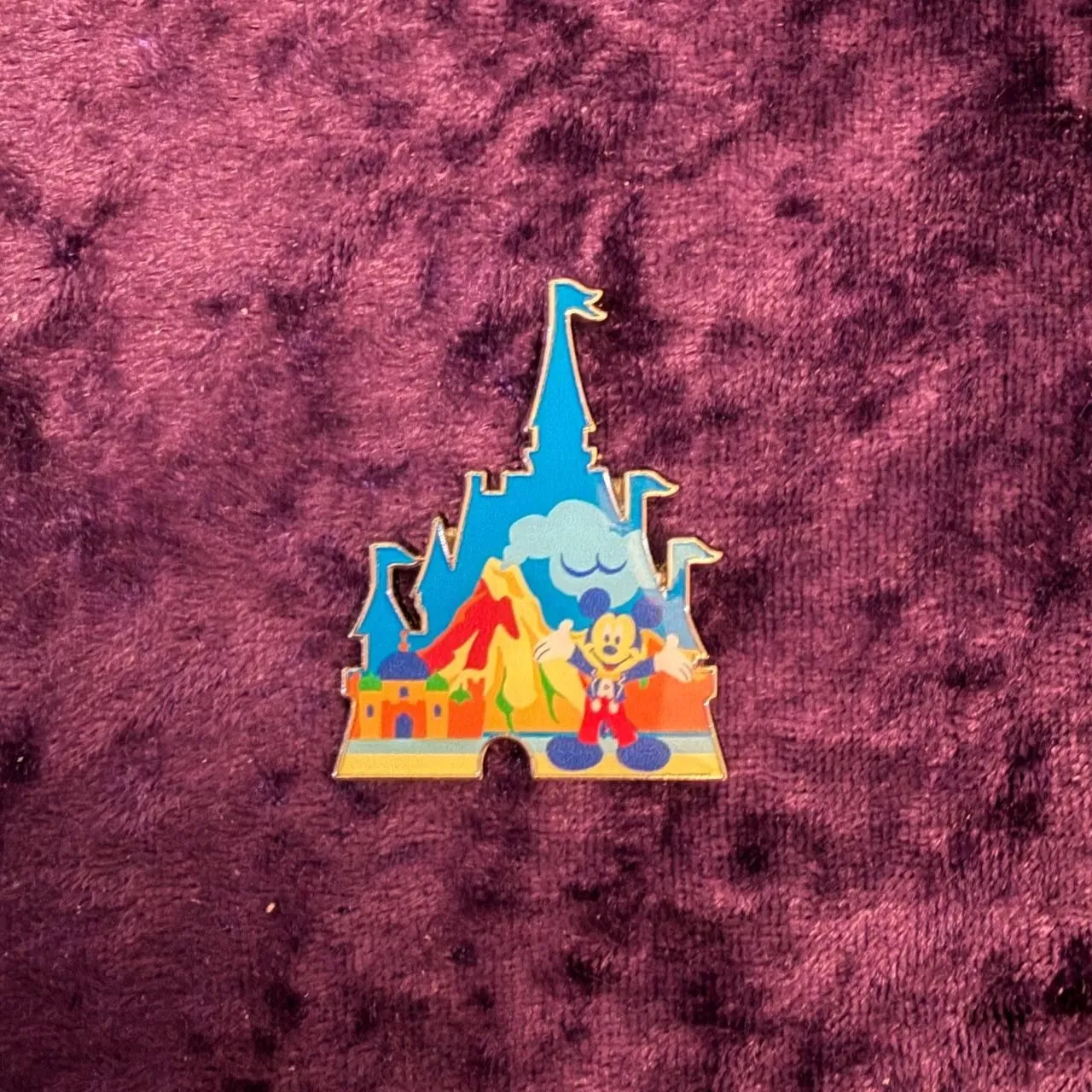 Mickey Mouse Mount Prometheus Castle Pin | Tokyo Disney Attractions Mystery