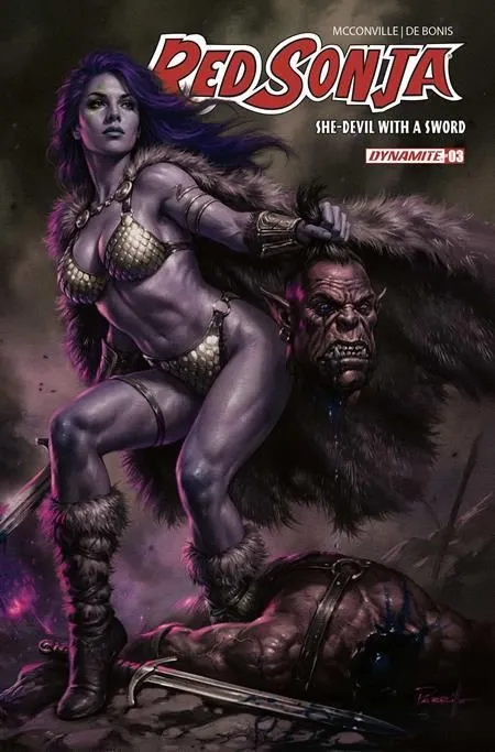 RED SONJA SHE DEVIL WITH A SWORD #3 (Limit 1 Per Cover) CVR L LUCIO PARRILLO ULTRAVIOLET VAR (rel:07/01)