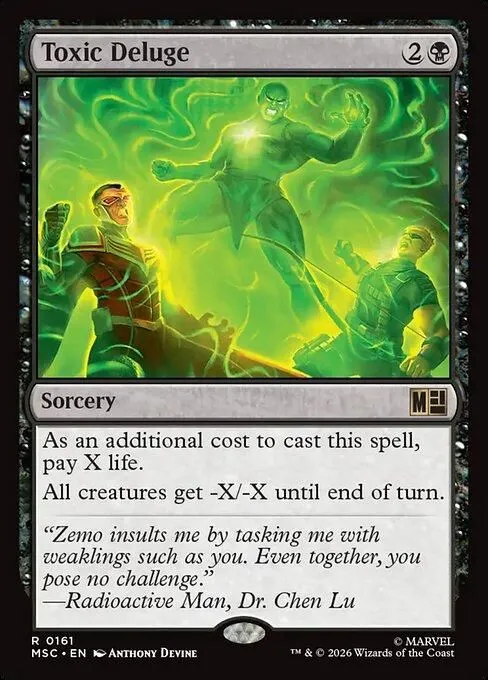 MSC, Toxic Deluge, Standard, 161, R, Near Mint, Normal, EN