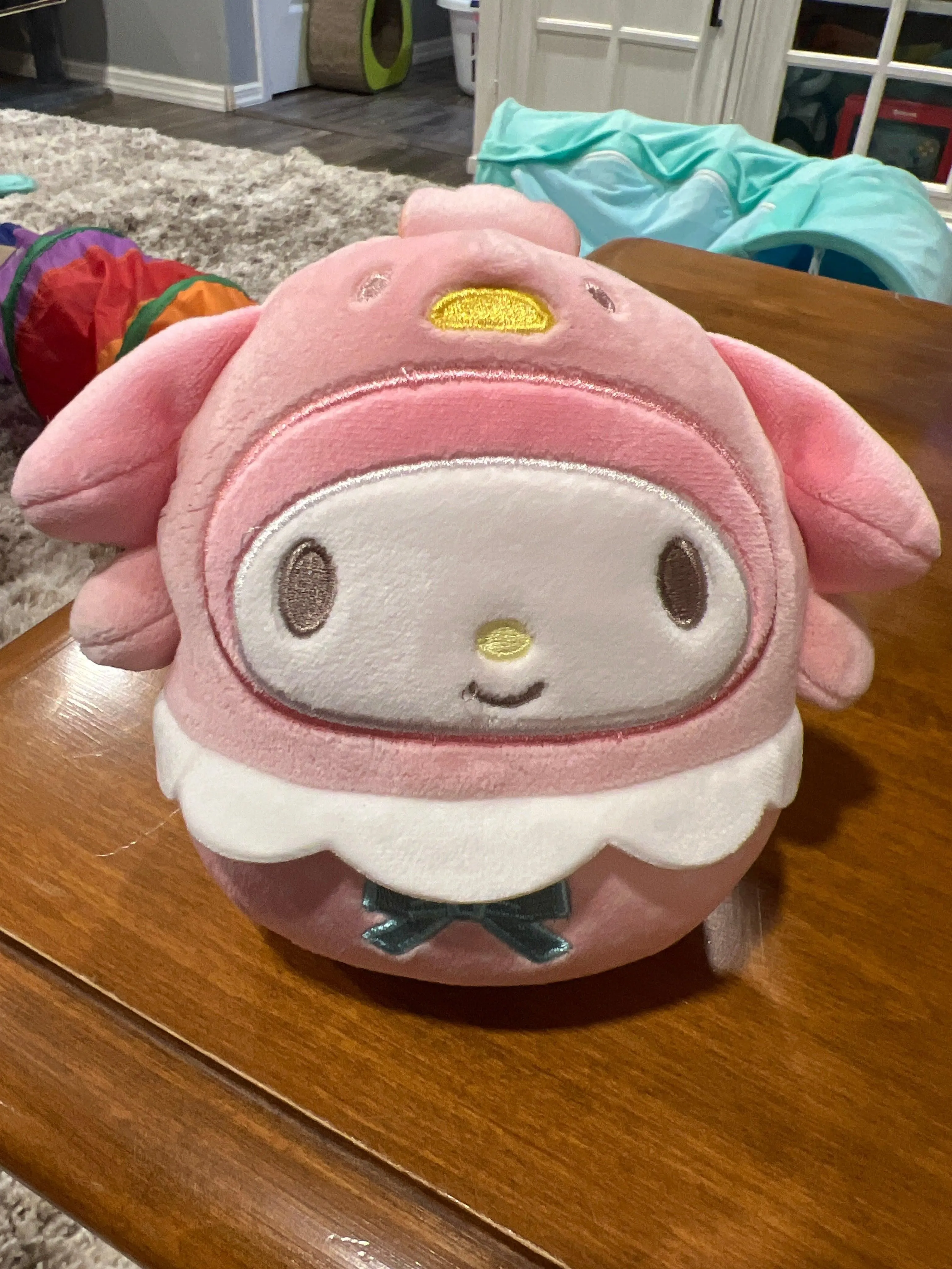 Squishmallows 5” Easter 2025 Hello Kitty My Melody In Chick Costume